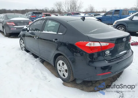 2016 Kia Forte Lx из США, поврежденный, VIN KNAFK4A63G5620494